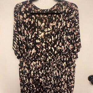 Elegant Black and Pink Women's Blouse